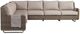 Flexsteel® Vista 6-Piece Cast Ash/Warm Gray Wicker Outdoor Sectional-1