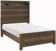 Homelegance® Conway Antique Brown Queen Panel Bed-0