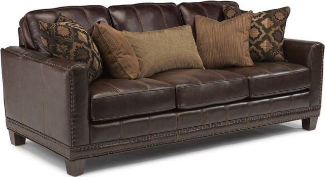 Flexsteel® Port Royal Brown Sofa-0