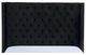 Mazin Furniture Deirdre Upholstered Black Queen Platform Bed-2