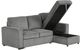 Furniture of America® Yves 2-Piece Dark Gray L-Shape Sectional-2