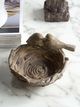 A & B Home Ziva Brown Nesting Bird Dish-2
