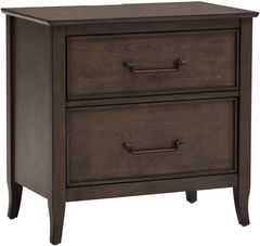 aspenhome® Blakely Sable Brown 2-Drawer Nightstand
