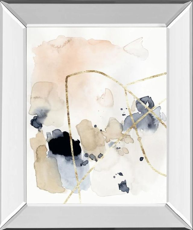 Classy Art Syncopate II by Victoria Barnes Mirror Framed Wall Art-0