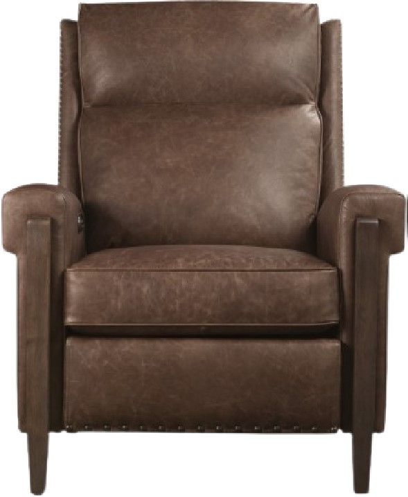 Hooker® Furniture Whitton Studio Chocolate Power Recliner with Power Headrest-2