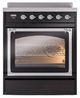 Ilve® Nostalgie II Noblesse 30'' Glossy Black Pro Style Induction Range with Chrome Trim-1