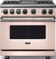 Viking® 7 Series 36" Blush Pro Style Dual Fuel Range with Griddle-0