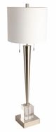 Sagebrook Home Carmelo Silver/White Buffet Table Lamp-0