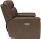 Flexsteel® Yuma Dark Walnut Power Reclining Sofa with Power Headrests-2