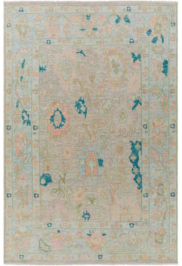 Surya Ushak Multi-Colored 8'x10' Area Rug-0