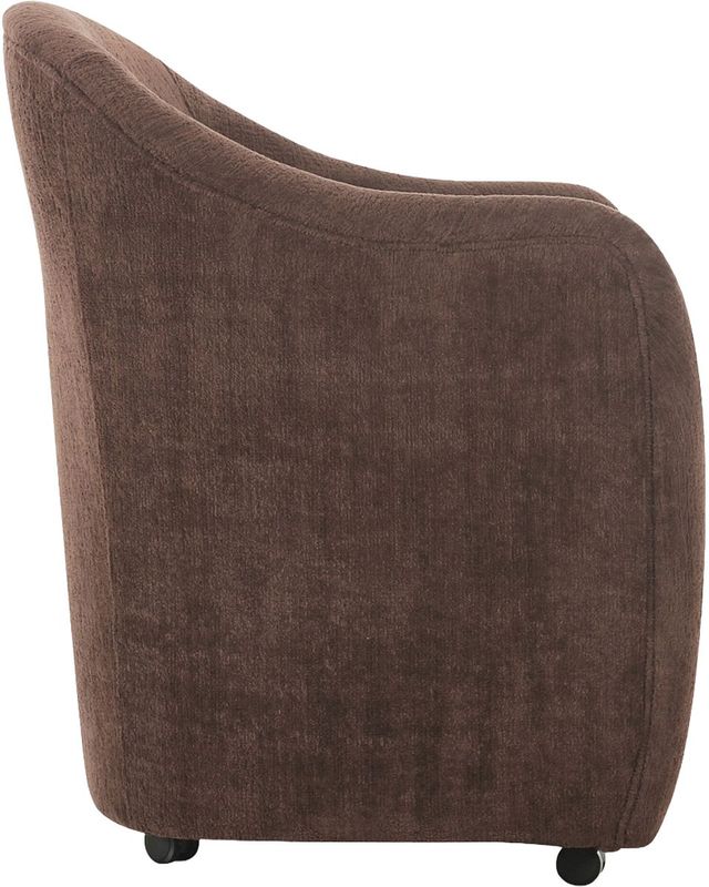 Moe's Home Collection Drava Dark Brown Rolling Dining Chair-2