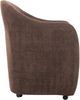 Moe's Home Collection Drava Dark Brown Rolling Dining Chair-2