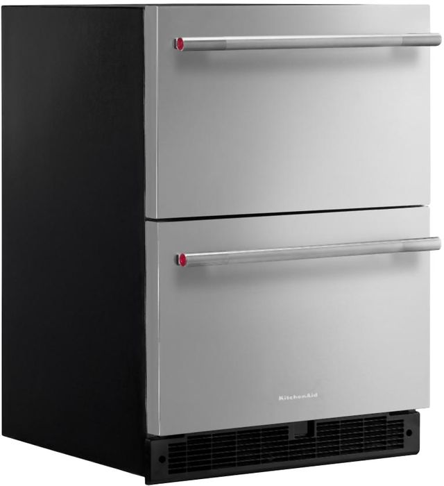 KitchenAid® 24" 4.4 Cu. Ft Stainless Steel Refrigerator Drawer-3