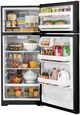 GE® 28" 16.6 Cu. Ft. ENERGY STAR® Black Top Freezer Refrigerator-3