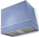 AGA Loge 36" Carnaby Blue Wall Mounted Range Hood with Polished Chrome Trim-0