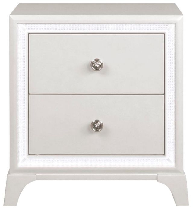 Steve Silver Co. Cassie Pearl Illuminating Glam Nightstand-2