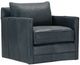 Rowe® Customizable Springfield Leather Swivel Chair-0