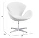 Zuo® Pori White Accent Chair-4