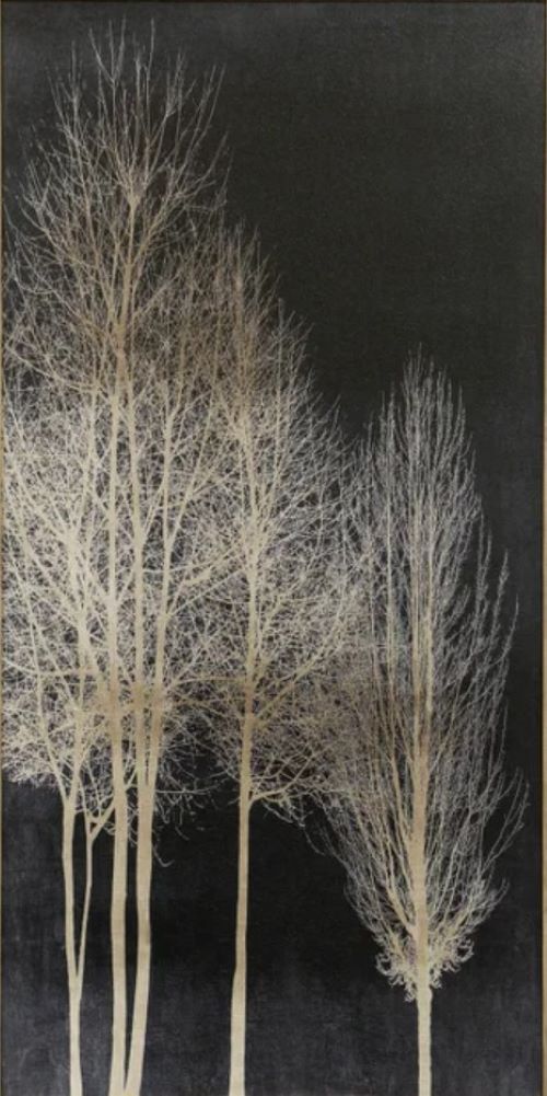 Stylecraft In The Shadows Beige/Black/Gold Wall Art-1