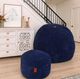 CordaRoy's® Indigo Pouf Footstool-1