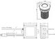 Rohl® Satin Nickel Air Switch Button with Control Box-1