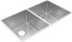 Elkay Crosstown® Polished Satin 31-1/2" x 18-1/2" x 9" Equal Double Bowl Undermount Sink-0