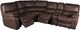 Porter International Designs Ramsey 6-Piece Brown Manual Reclining Sectional-0