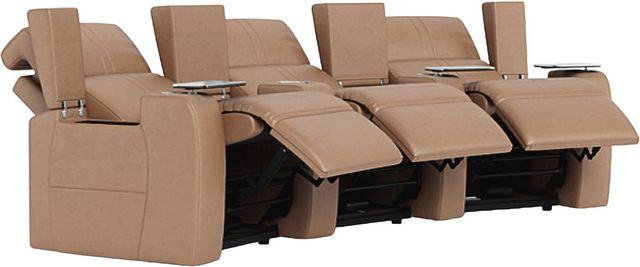 Palliser® Furniture Customizable Flicks 3-Piece Curved Power Reclining Theater Seating-1