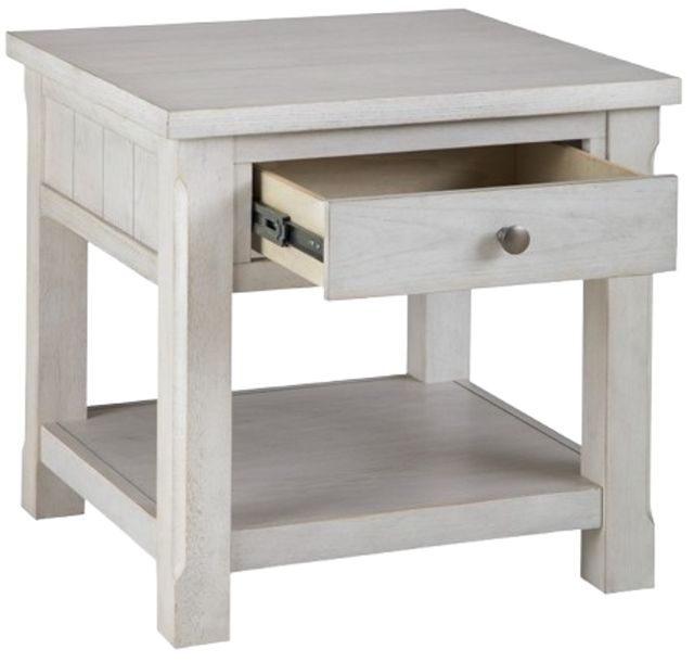 Signature Design by Ashley® Robbinsdale Antique White Square End Table-2