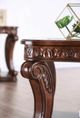 Furniture of America® Walworth Dark Oak Glass Insert End Table-2