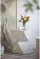 A & B Home Multi-Colored Geometric Shaped Stool-1