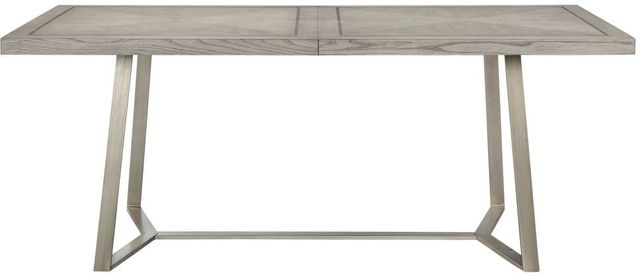 Olliix by Madison Park Light Grey Boulder Dining Table-0