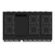 Thor Kitchen® Gordon Ramsay Series 48" Matte Black Pro Style Gas Range-1