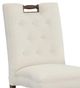 Fairfield® Customizable Entree Dining Pull Short Back Armless Stack Chair with Tobacco Legs and Buttons-1