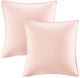 Olliix by Urban Habitat Pink King/California King Brooklyn Cotton Jacquard Duvet Cover Set-4