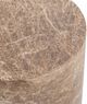 Classic Home Norfolk Brown/Ivory Medium Round Display Pedestal-5