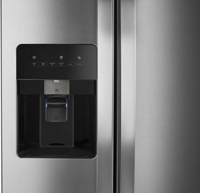 Whirlpool® 36 in. 24.6 Cu. Ft. Monochromatic Stainless Steel Side-By-Side Refrigerator-4