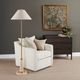 Crestview Collection Zeva Beige Floor Lamp-1