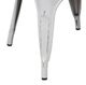 Liberty Furniture Vintage Antique White Distressed Metal Bow Back Side Chair-4