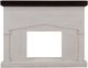 Vintage Furniture Noah Brown/White Accent Mantle-1
