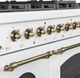 FORNO® Antico Series Alta Qualita 48" White Pro Style Gas Range-4