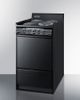 Summit® 20" Black Freestanding Electric Range-2