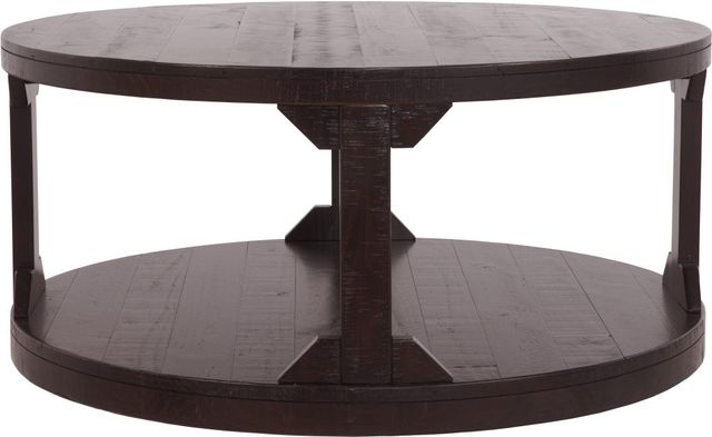 Signature Design by Ashley® Rogness Rustic Brown Coffee Table-2