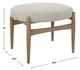 Uttermost® Acrobat Brown/Off-White Small Bench-2