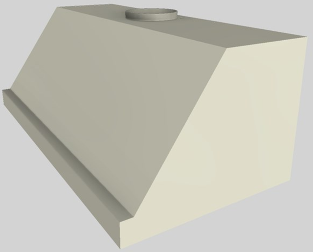 Vent-A-Hood® 48" Wall Mounted Range Hood-Biscuit-1