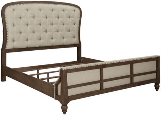 Liberty Furniture Americana Farmhouse 4-Piece Beige/Dusty Taupe King Bedroom Set-2