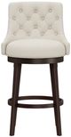 HH2 Home Halbrooke Chocolate/Cream Bar Height Stool-1
