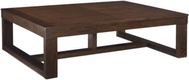 American Wholesale Furniture Kobe Dark Brown Cocktail Table-0