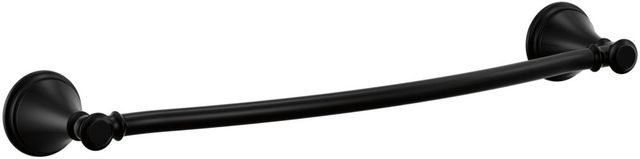 Delta Cassidy® Matte Black 18" Towel Bar-0