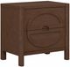 Salted Oak Cypress Modern Mocha Nightstand-0